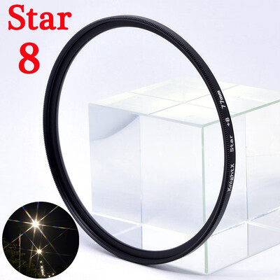

KnightX star 4 6 8 line Camera Lens Filter For canon eos sony nikon 49mm 52mm 55mm 58mm 62mm 67mm 72mm 77mm 2000d photography