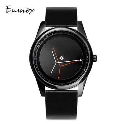 

Enmex creative design branch concept neutral watch simple two-needle watch when the holiday gift is translated