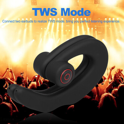 

TWS Headphones True Wireless Bluetooth Earbuds Sweat-proof Sport Earphone with Magnet Hands-free Call with Microphone