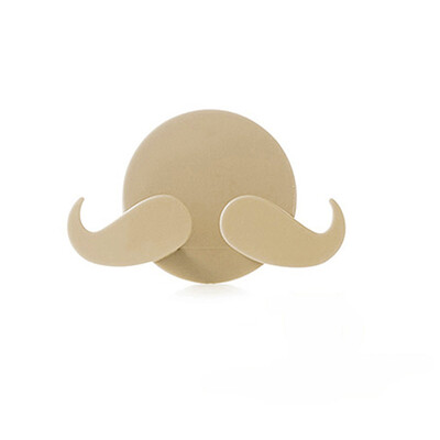 

〖Follure〗Home Office Wall Adhesive Plastic Power Plug Socket Holder Creative Beard Hanger