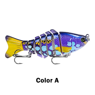 

10cm 1561g Fishing Lure Hard Bait Multi Segments Swimbait Crankbait Artificial Fishing Lure Bait with Treble Hooks