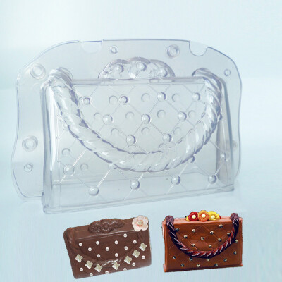 

Siaonvr 3D Bag Chocolate Mould Candy Cake Jelly Mold Wedding Decorating DIY