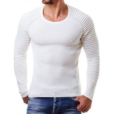 

SUNSIOM Mens Warm Fashion Long Sleeve Jumpers Casual Knit Sweater Slim Fit Pullover