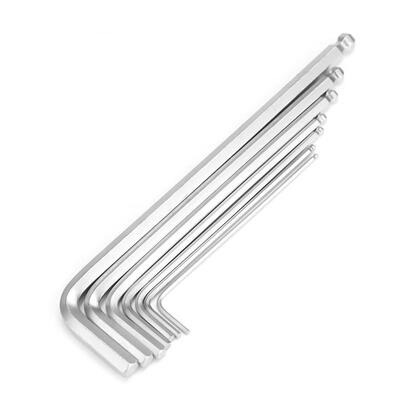 

Greensen 7PCS Extended Ball End Hex Key -Wrench Set Professional Repairing Kit Hand Tool