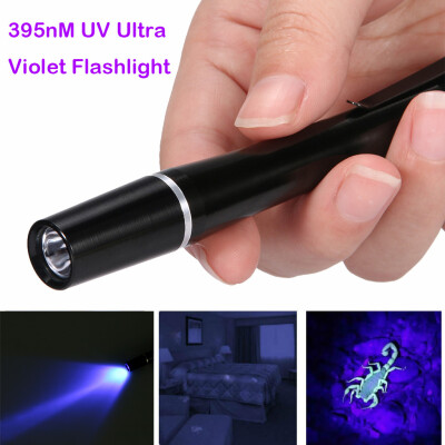 

Saidsome UV Ultra Violet LED Flashlight 395nM Pen Light LED Flashlight Purple Inspection flashlight lamp