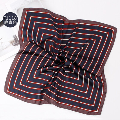 

New European&American style professional silk satin small square scarf small silk spring&autumn women scarf scarf wholesale FJ118