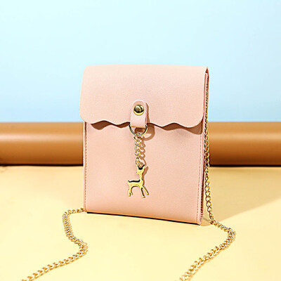 

Tailored Fashion Lady Shoulders Small Square Bag Letter Purse Mobile Phone Messenger Bag