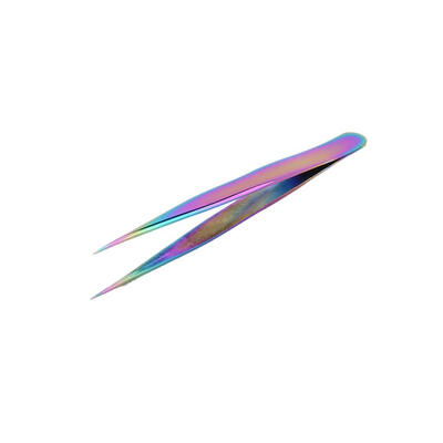 

Rainbow Tweezers Nail Sticker Rhinestone Picker Nail Art Eyelash Tools