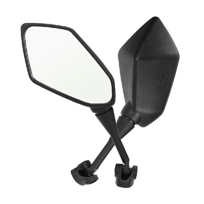 

One Pair of Rear View Mirror Side View Mirrors Universal for Motorcycle Racing Bike ATV