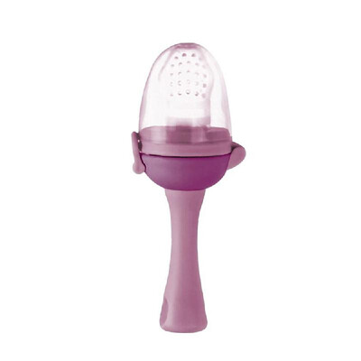 

Baby Food Feeder Fresh Fruit Feeder Pacifier Silicone Vegetable Teether Teething Toy Nipple for Infant Toddler Kid Easy to CleanP