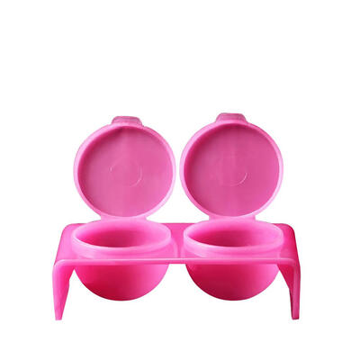 

Double Holes Nail Brush Wash Bowl Nail Polish Blender Cup DIY Manicure Tool