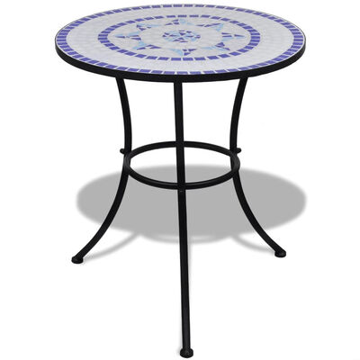 

Mosaic Table 236" Blue&White