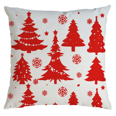 

Siaonvr Christmas Pillow Cover Pillowcases Decorative Sofa Cushion Cover 45x45cm