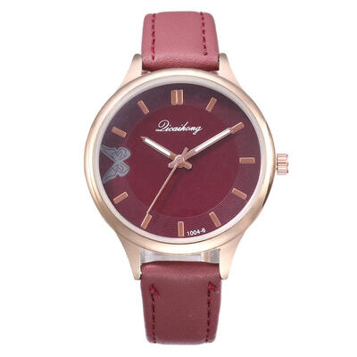 

Graduated Temperament Femme Watch With Butterfly Pattern Womens Watches Bayan Kol Saaty Fashion Excellent Quality Clock