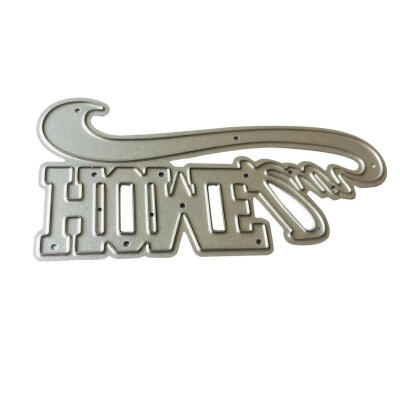 

DIY Letters-Shaped Cutting Dies Stencil Scrapbooking Embossing Paper Cards