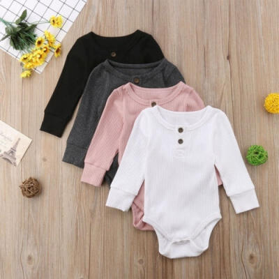 

Newborn Toddler Baby Girl Boy Romper Jumpsuit Bodysuit Outfits Sweater Clothes