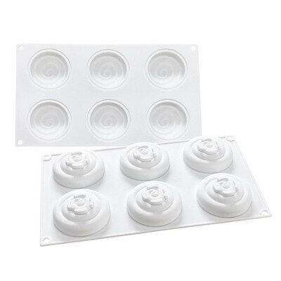 

6 Hole Cloud Silicone Cake Mold For Baking Mousse Chocolate Sponge Moulds Pans Cake Decorating Tools accessories Moule
