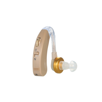 

AXON Digital BTE Hearing Amplifier Volume Control Personal Sound Enhancer Amplifier Behind the Ear Hear Aid W 3 Silicone Earplugs