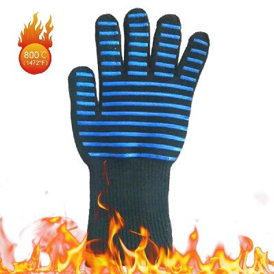 

BBQ Gloves Heat Resistant Grill Gloves Insulated Oven Mitts Non-Slip Gloves for Cooking Baking Smoker Fireplace