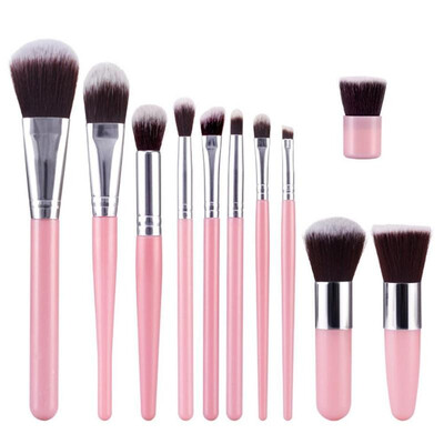 

11pcs Makeup Brush Set Foundation Eye Shadow Brushes Cosmetic Beauty Tools