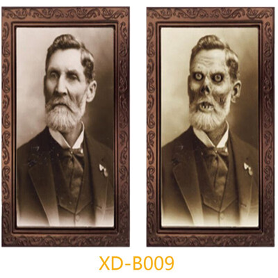 

18 styles Horror Face-changing Ghost Photo Frame Pictures Frames Changing Face Ghost Halloween Party Decoration Props Accessorie