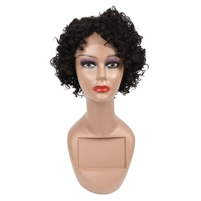 

Brazilian Hair Bob Wigs Short Wigs Curly Hair Human Hair Lace Front Wigs