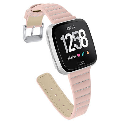 

ECSEM Replacement Band Strap Leather Bracelet Wristband Accessories for Fitbit Versa&Fitbit Versa 2 for Women Men, ECSEM Replacement Band Strap Leather Bracelet Wristband Accessories for Fitbit Versa&Fitbit Versa Lite for Women Men