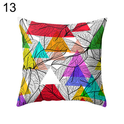

Multicolor Abstract Pattern Throw Pillow Case Cushion Cover Bedding Articles