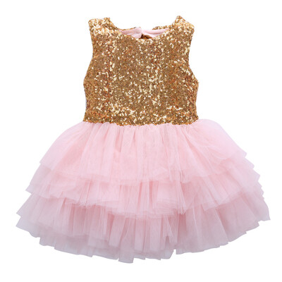 

Flower Girl Dress Kids Baby Party Wedding Bridesmaid Dress Summer Beach Sundress