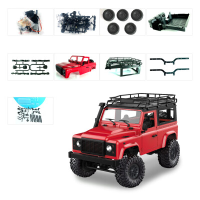 

Tailored D90k 112 24G Remote Control RC Car Off-road Military Truck Buggy Toys DIY Kit