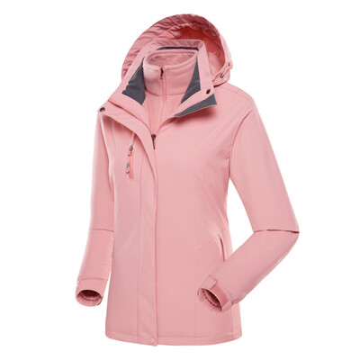 

Toponeto Womens Plus Size Waterproof Hoodie Hat Detachable Breathable Sport Outdoor Coat