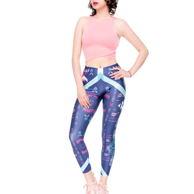 

Tailored Womens Print Workout Leggings Fitness Sports Running Yoga Athletic Pants