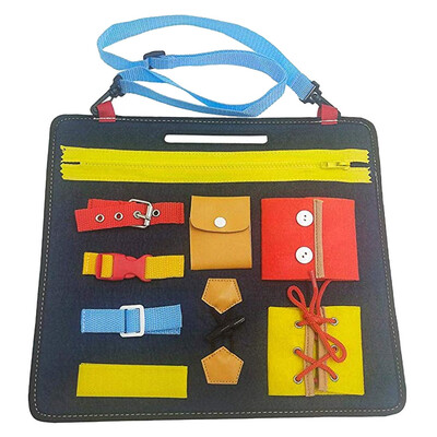 

Siaonvr Learning Board Wardrobe Teaching Bag Baby 1-5 Years Old Educational Toys