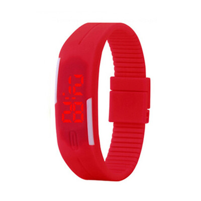 

Korean version of the LED bracelet second generation silicone electronic watch children boys&girls sports silicone electr