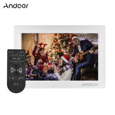 

Andoer 10inch Digital Photo Frame Full View IPS Screen 1080P Advertising Machine 1200 800 Resolution Support Random Play with Re