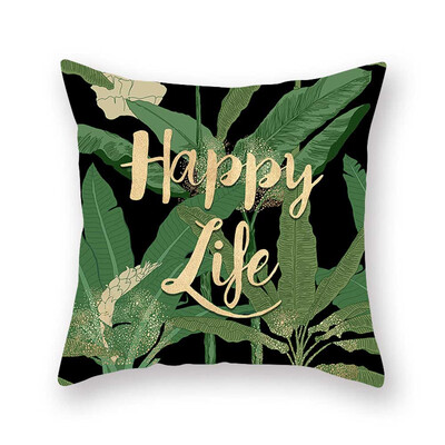 

Green Plant Digital Printing Pillowcase Pillow Pillow Cushion Home Decoration