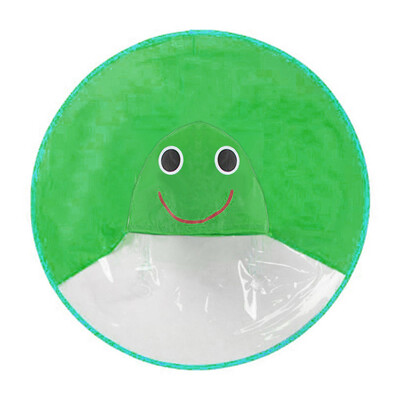 

Siaonvr Cute Rain Coat UFO Children Umbrella Hat Magical Hands Free Raincoat