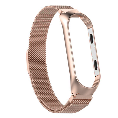 

〖Follure〗Large Milanese Magnetic Stainless Steel Watch Band Strap For Xiaomi Mi Band 3