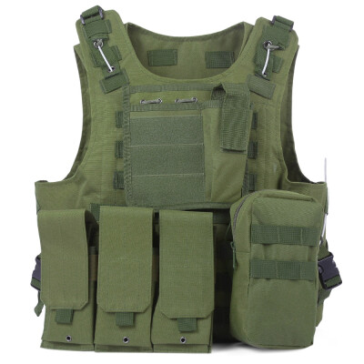 

Outlife Tactical Military Swat Field Battle Airsoft Molle Combat Assault Plate Carrier Vest