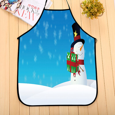 

Toponeto Christmas Decoration Waterproof Apron Kitchen Aprons Dinner Party Apron