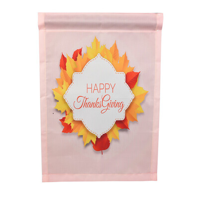 

Tailored Happy Thanksgiving Garden Flags House Decor Mini Yard Banner 12 x 18