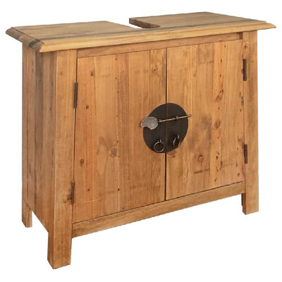 

Bathroom Vanity Cabinet Solid Recycled Pinewood 276"x126"x248"