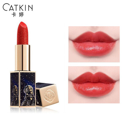 

Cat Ting CATKIN Sauvignon Blanc Lips Splendid Long Sword Pumpkin Dirty Orange half matte long-lasting moisturizing waterproof bright not easy to disc