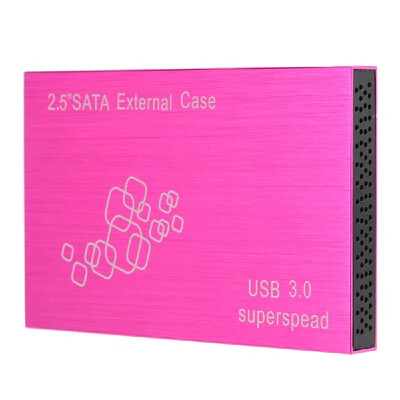 

Portable High Speed 5Gbs USB 30 HDD SSD SATA External Aluminum 25" Hard Drive Disk Box Enclosure Case with USB Cable