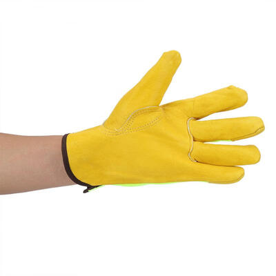 

Greensen Gardening Work Gloves Factory Cowhide Leather Drivers Motorcycle Glove Protective Garden Gloves