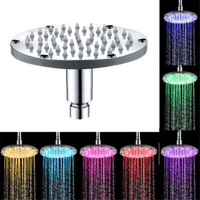 

〖Follure〗Colorful Head Home Bathroom 7 Colors Changing LED Shower Faucet Water Glow Light