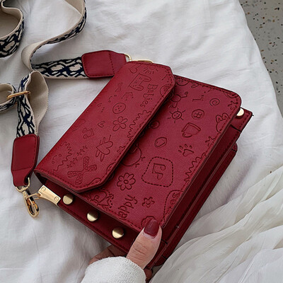 

Net red with autumn new womens bag new 2019 Korean Messenger bag fashion Joker shoulder bag