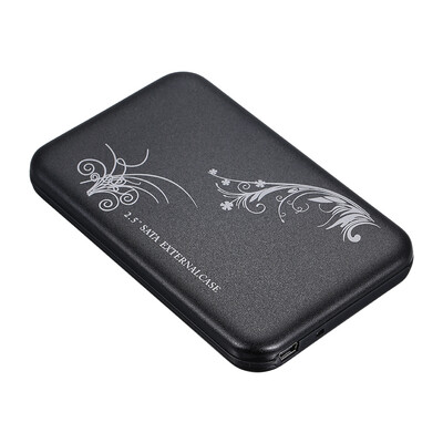 

25 Inch HDD Case SATA HDD to USB20 Converter Adapter External Case 2TB Hard Disk Drive Box External HDD EnclosureBlue