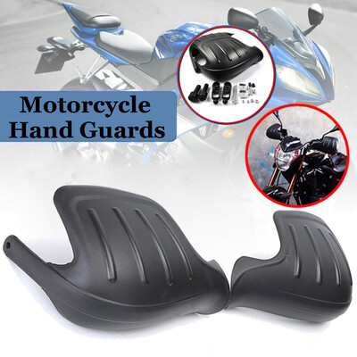 

Black Motorcycle Motorbike Wind Deflector Handguard Protector Hand Guard Shield