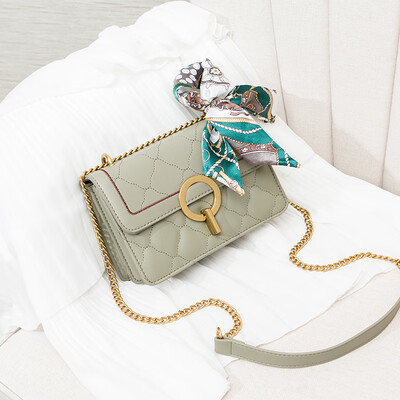 

Go to the new mini-network celebrity girl 2019 Chao Korean version 100 lap slanted fashion rhomboid chain small square bag